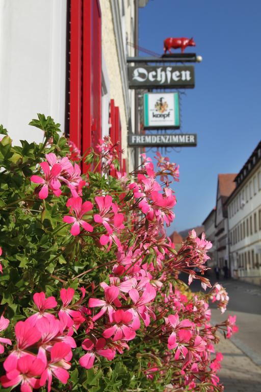 Hotel-Restaurant Roter Ochsen Lauchheim Екстериор снимка